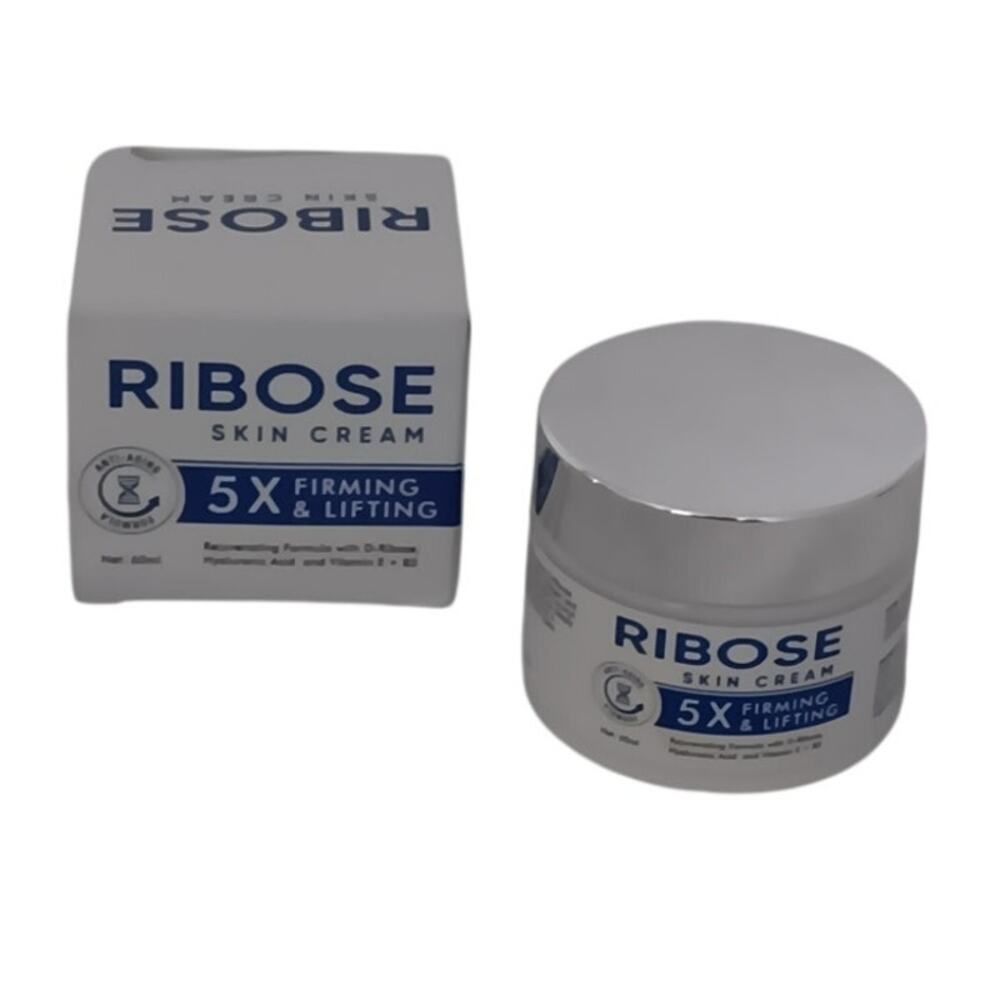 Ribose Skin Cream 5x Firming Lifting Hyaluronic Vitamin E 60ml/ 2 oz Fine Line